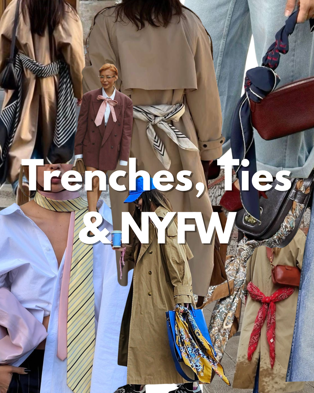 Trenches, Ties & Bandanas: The New Rules of Layering at NYFW