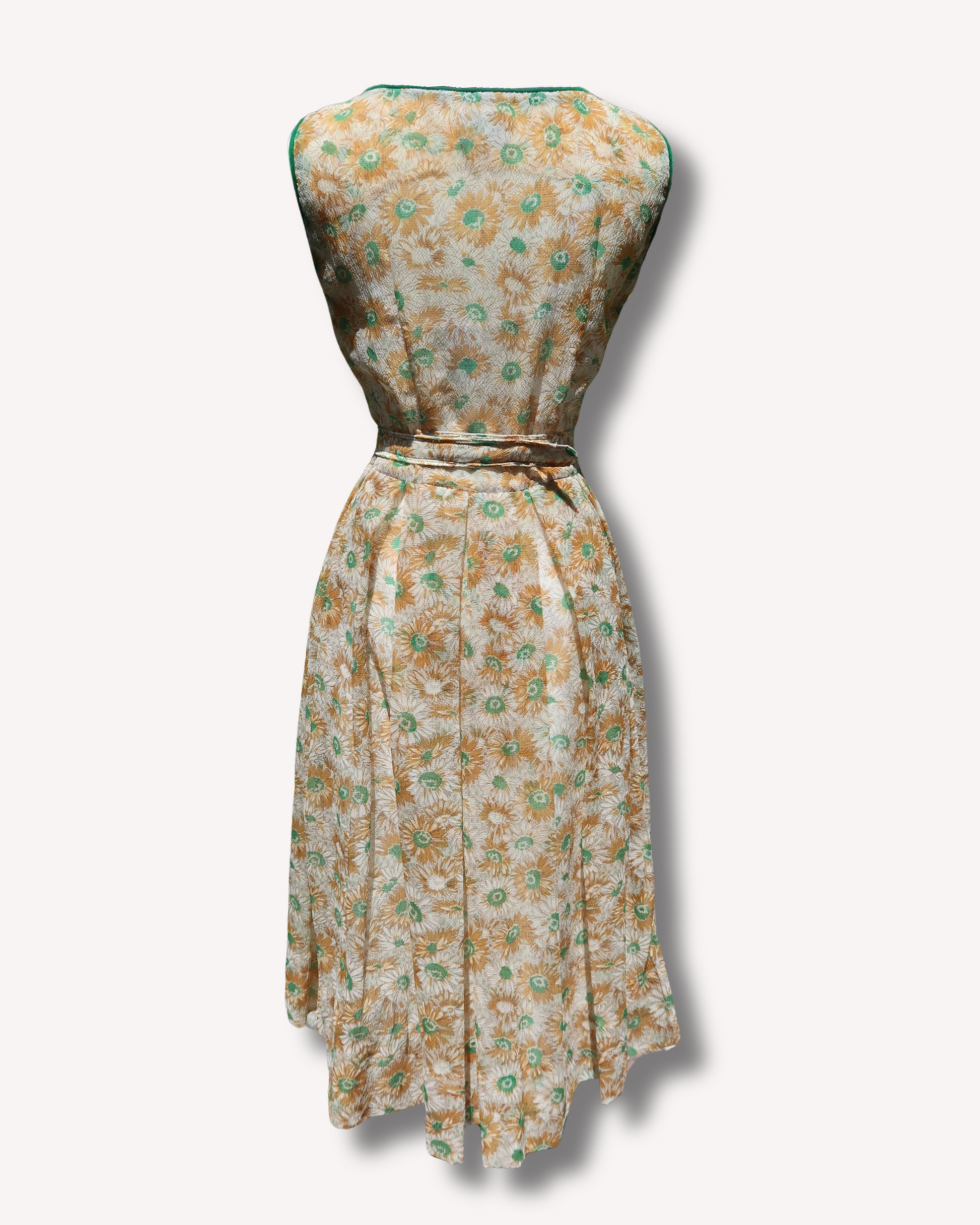 Vintage EMMA - 1950s Hand-Embellished Day Dress by Cirilo
