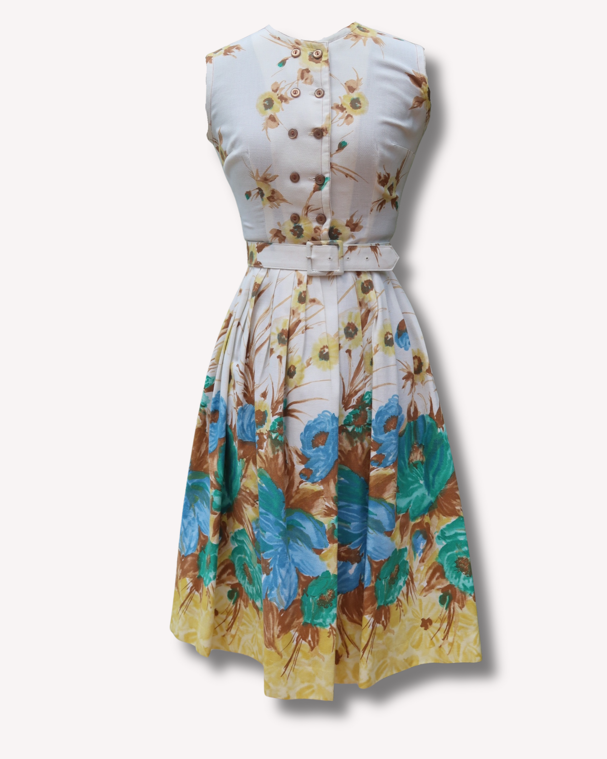 Vintage BLOSSOM - 1950s Dress by Sears, Roebuck, & Co.