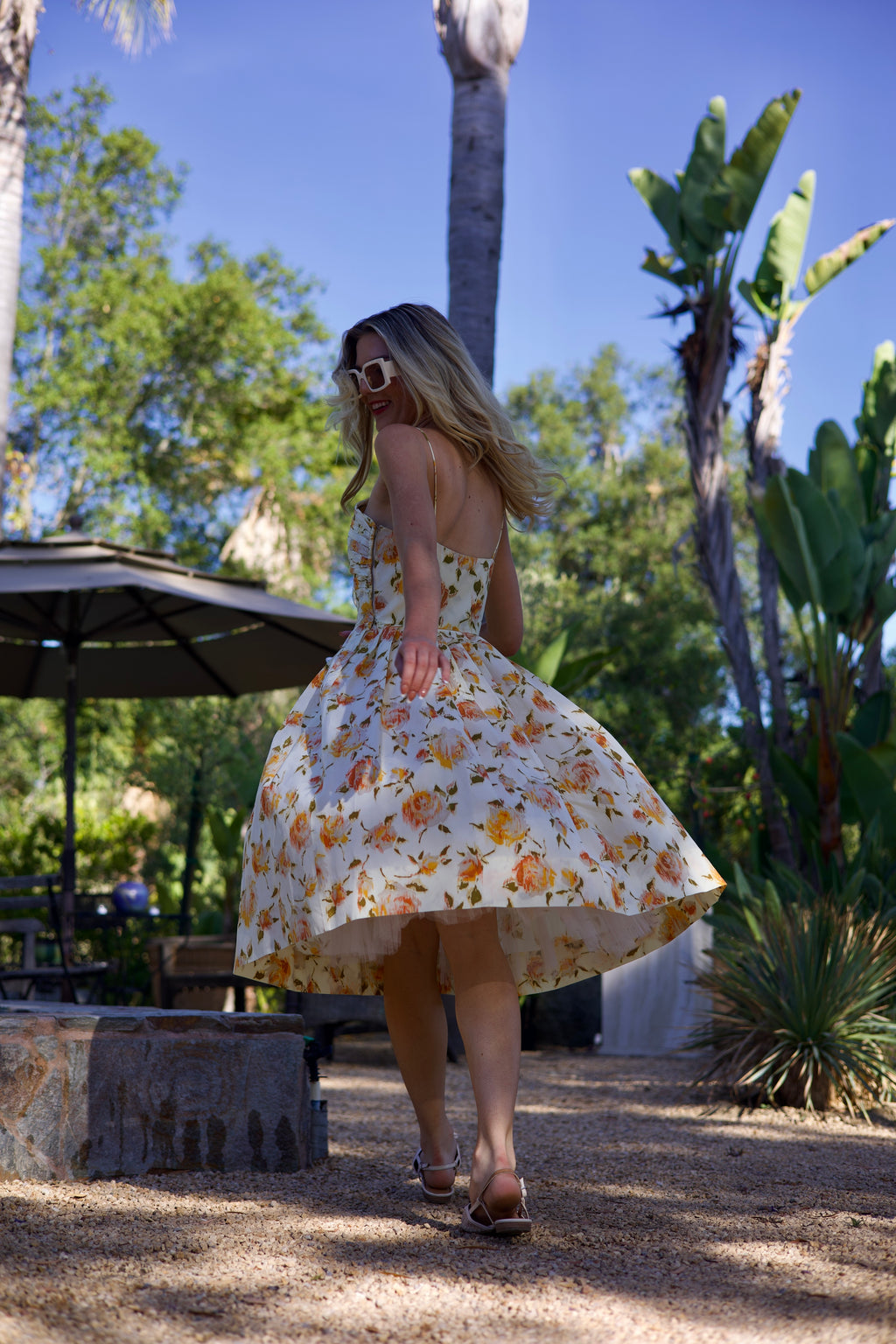 Vintage DIANA - 1950s Silk-Organza Party Dress