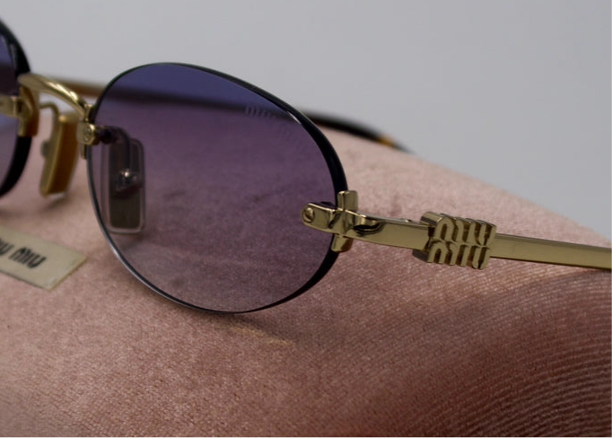 Miu Miu Logo Sunglasses