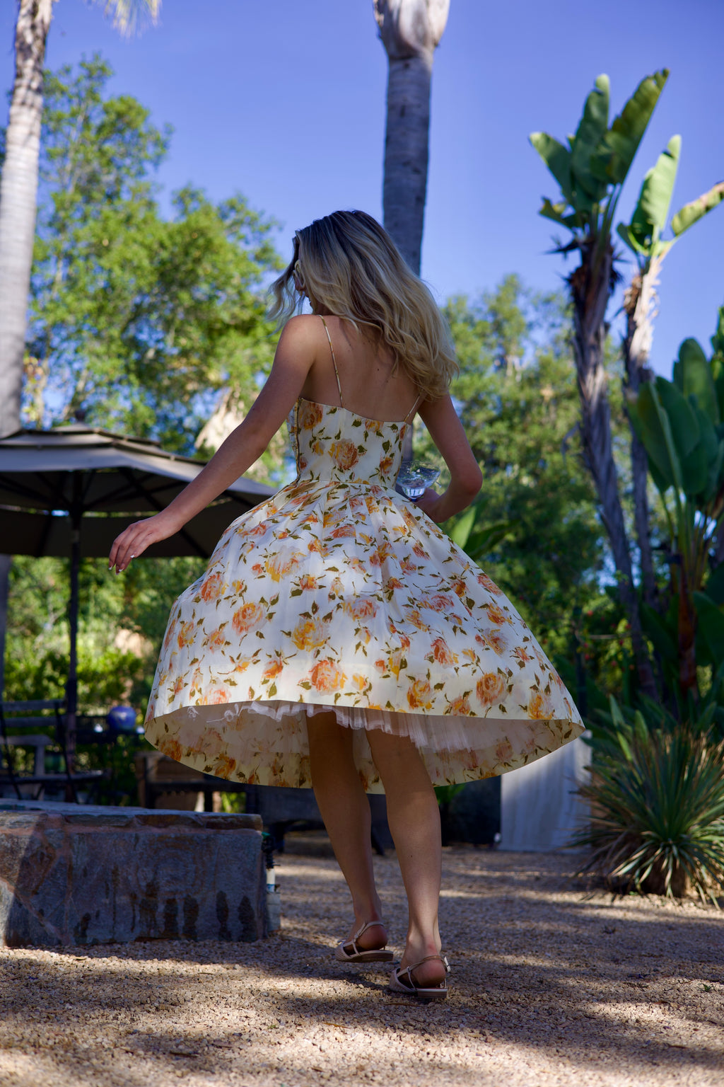 Vintage DIANA - 1950s Silk-Organza Party Dress