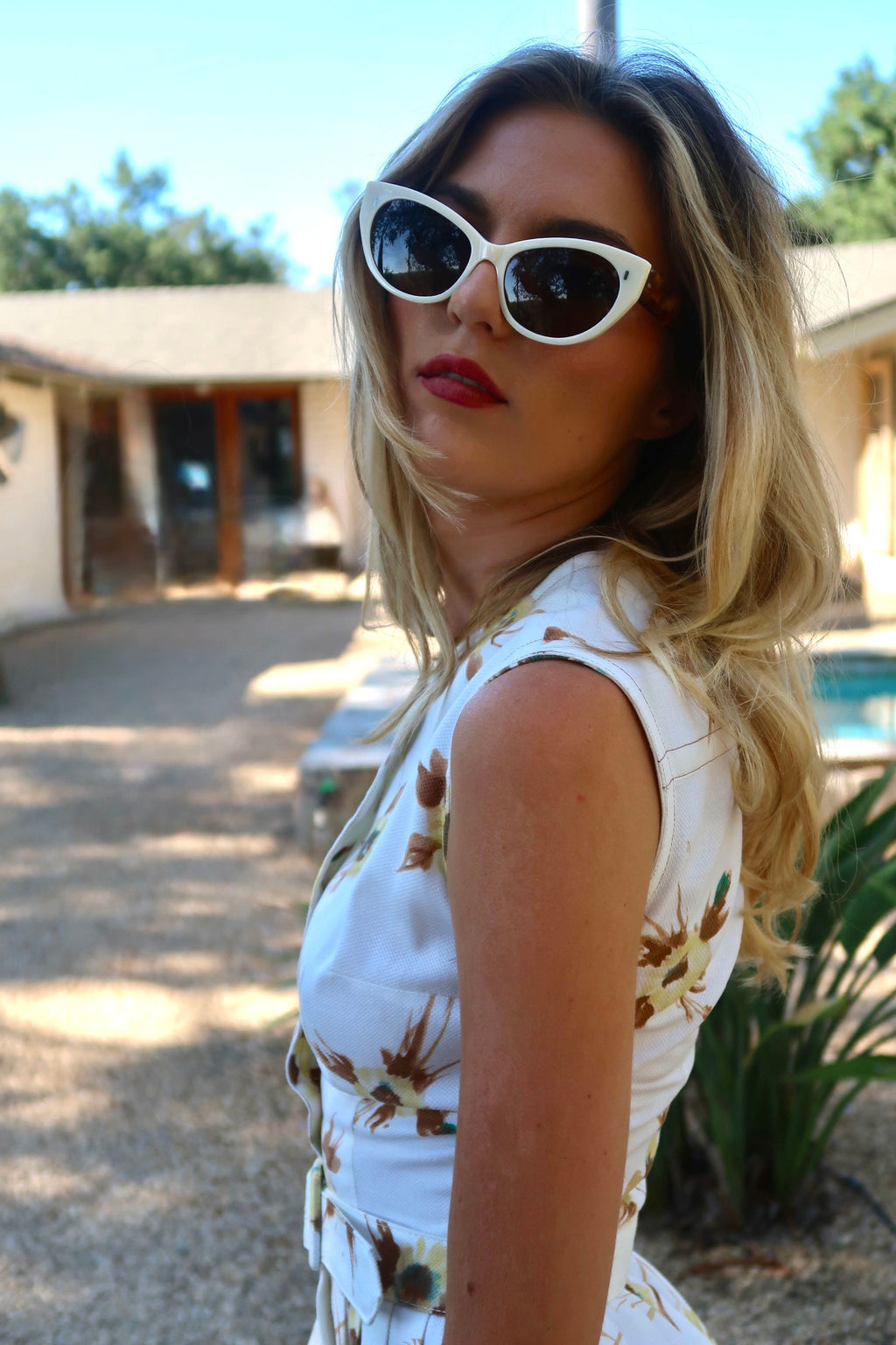 Vintage BLOSSOM - 1950s Dress by Sears, Roebuck, & Co.