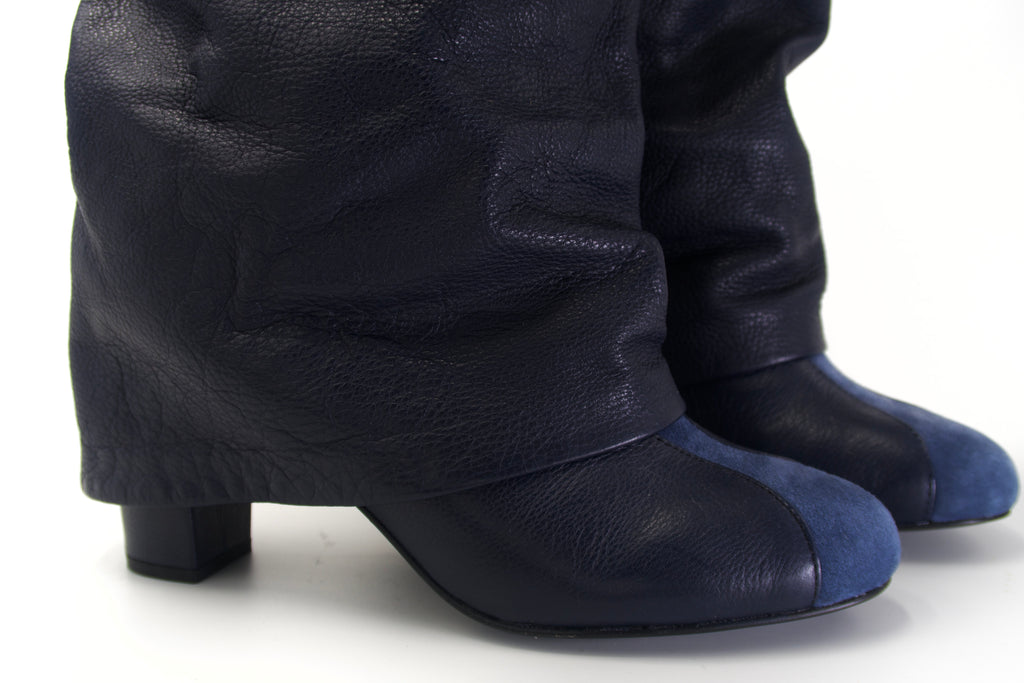 Vintage-See by Chloé- Slouchy Leather Knee Boots