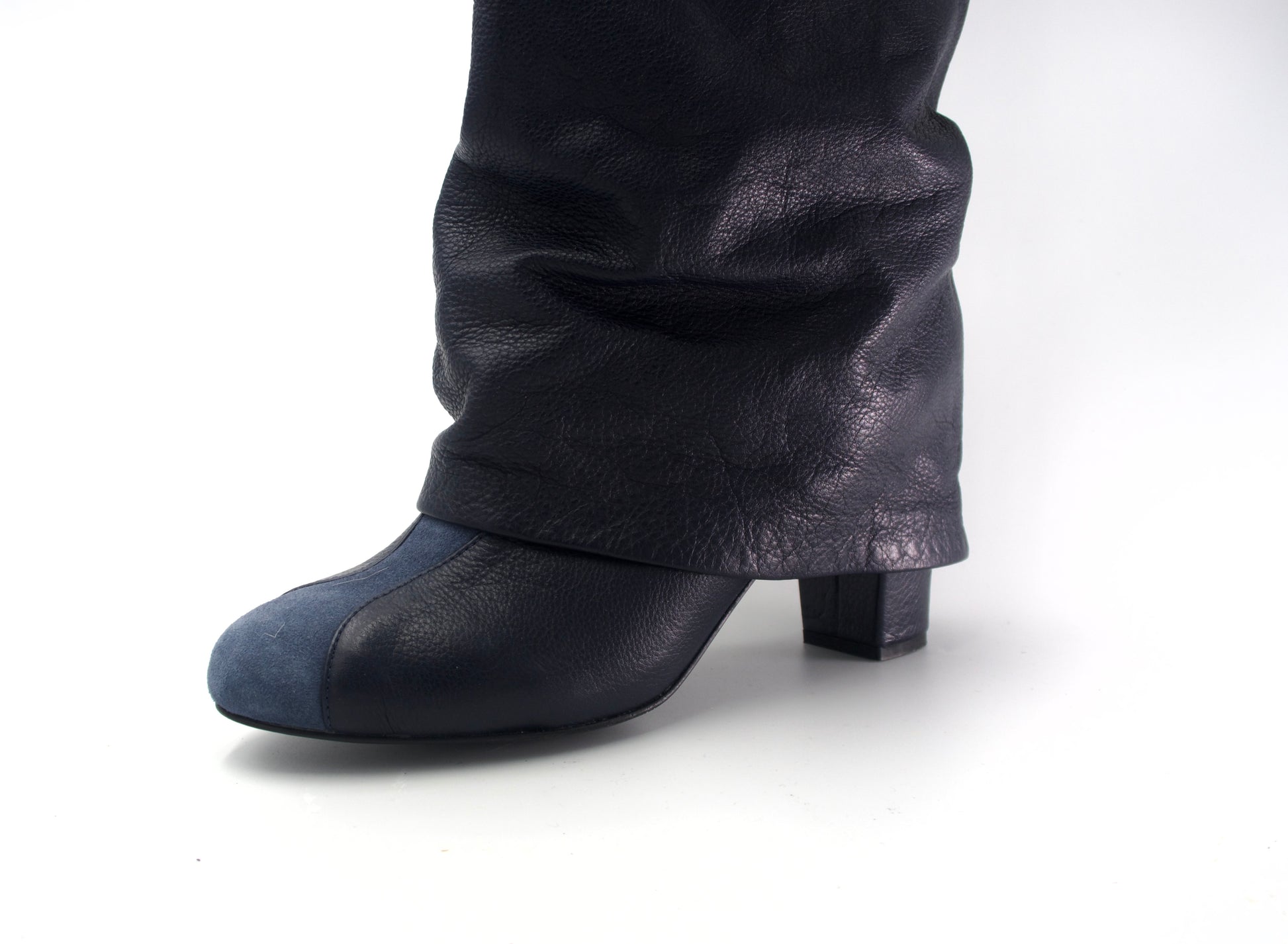 Vintage-See by Chloé- Slouchy Leather Knee Boots