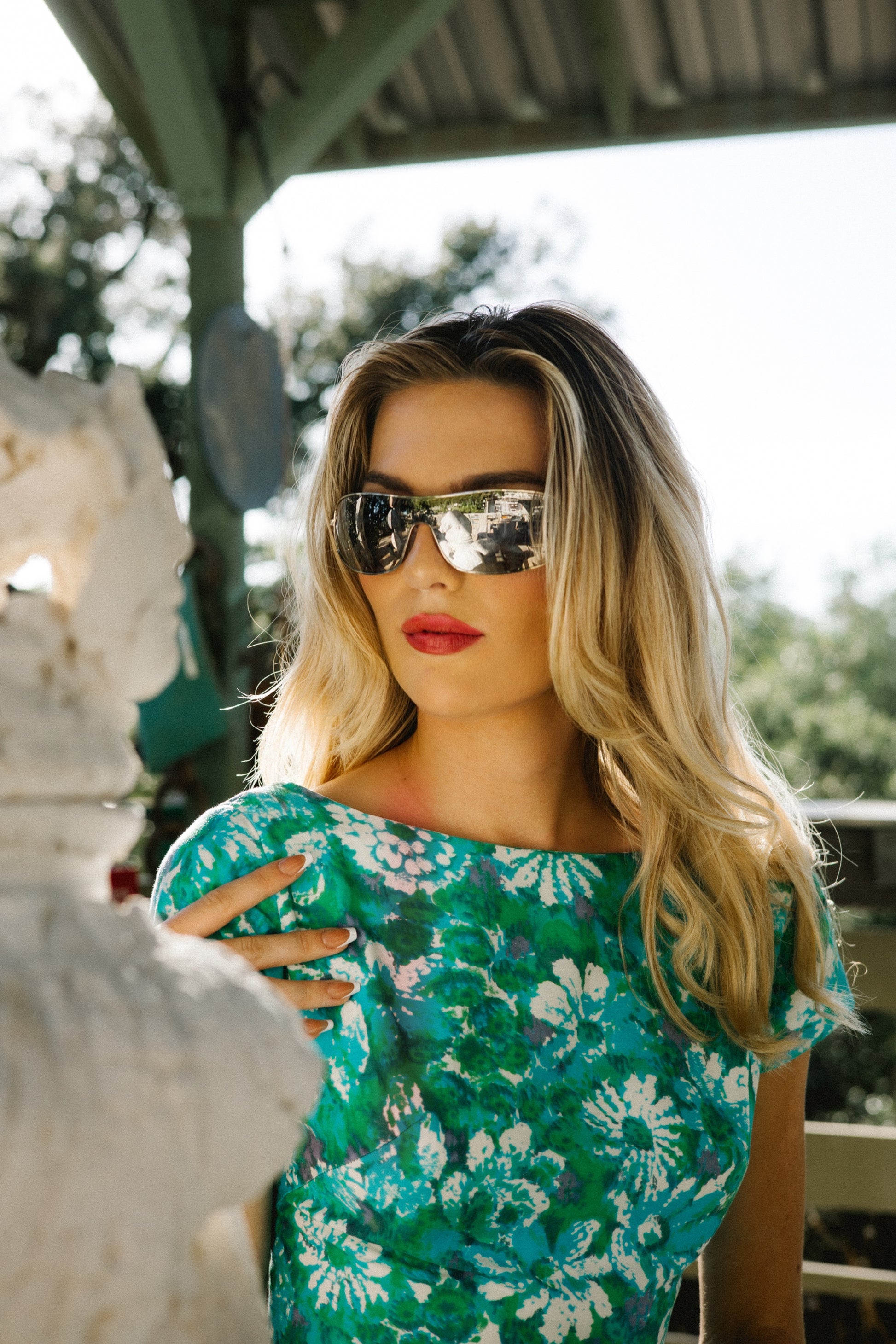 Vintage VICTORIA - 1950s Gay Gibson Garden Dress