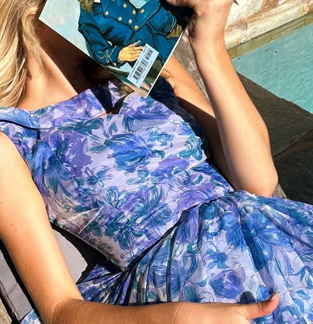 Vintage KENNA - 1950s Floral Party Dress