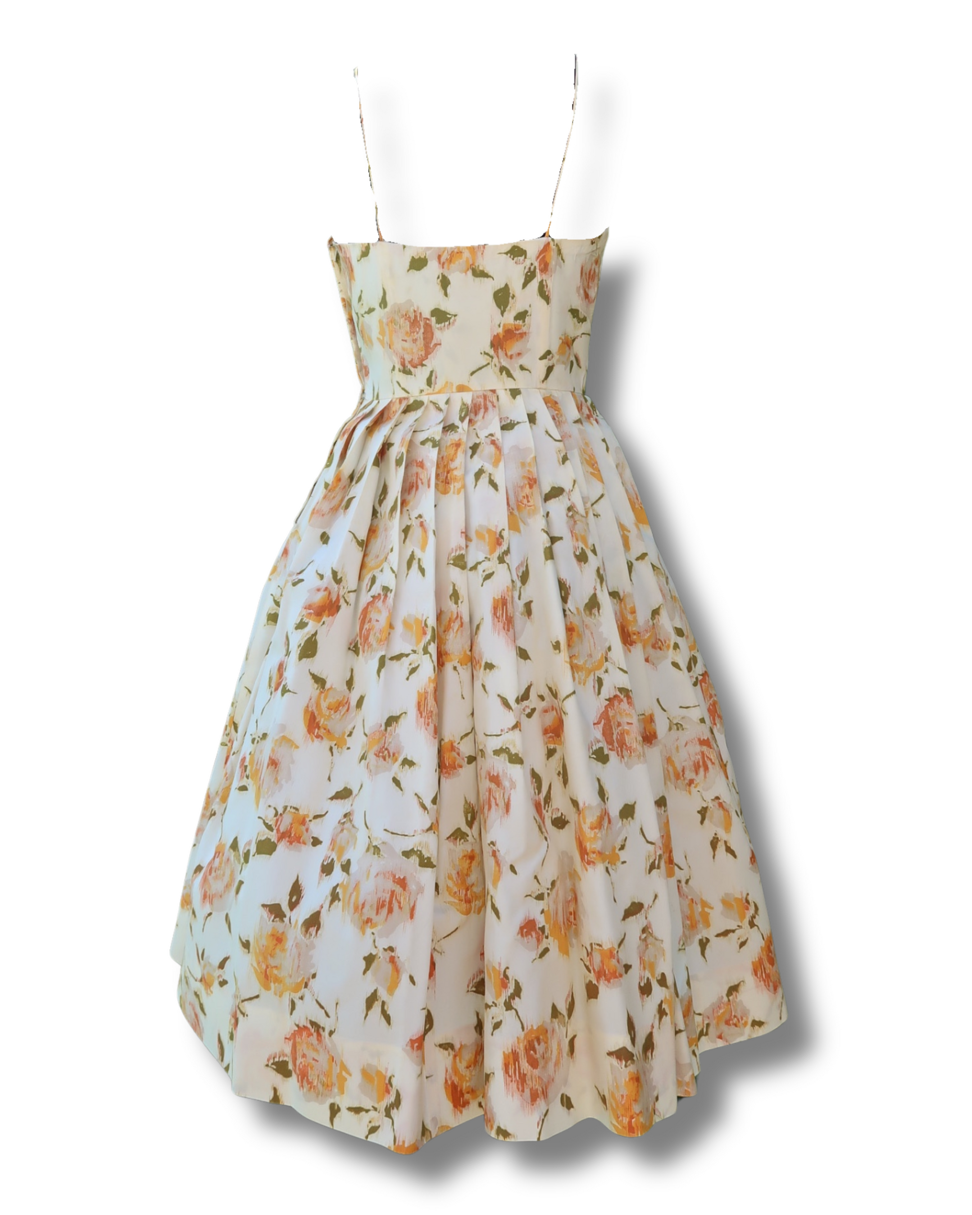 Vintage DIANA - 1950s Silk-Organza Party Dress