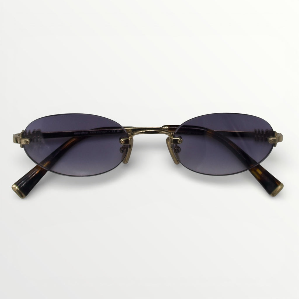 SOLD Miu Miu Logo Sunglasses