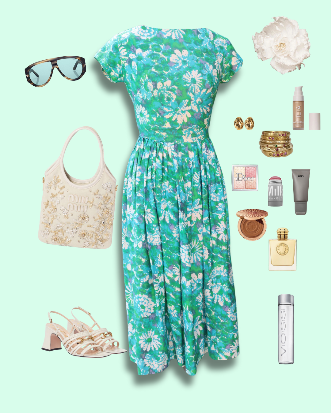 Vintage VICTORIA - 1950s Gay Gibson Garden Dress