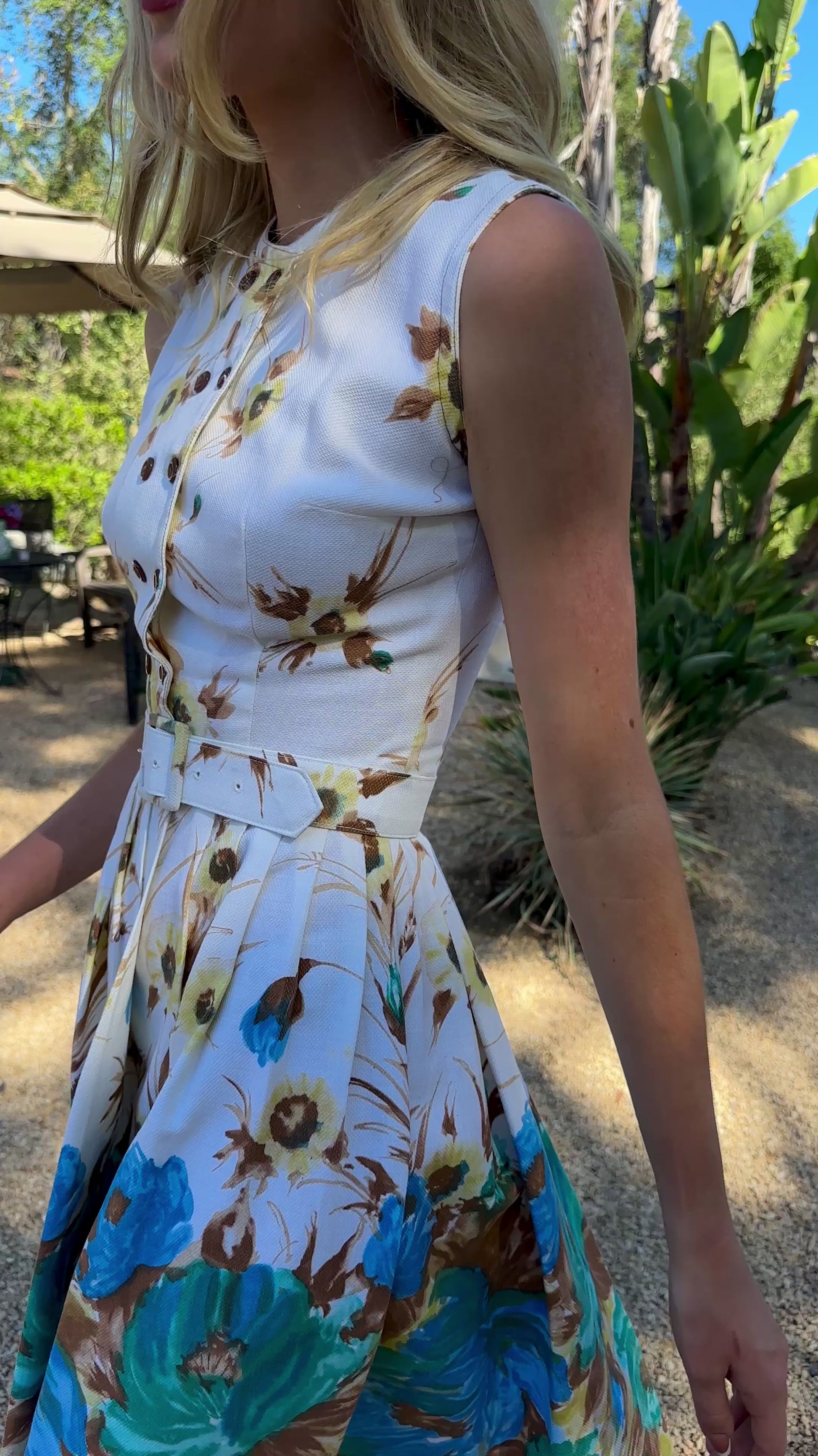 Vintage BLOSSOM - 1950s Dress by Sears, Roebuck, & Co.